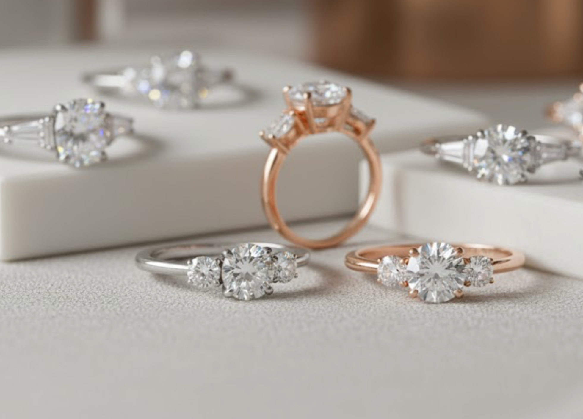 Three Stone Rings
