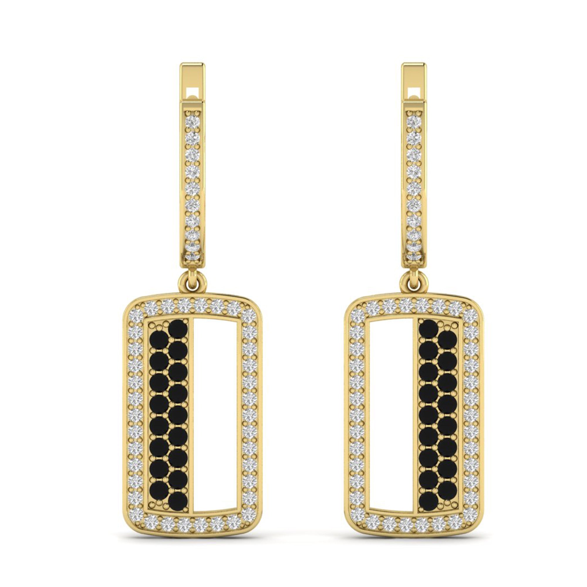Moissanite Pave Huggie Earrings Cartilage Wedding Jewelry