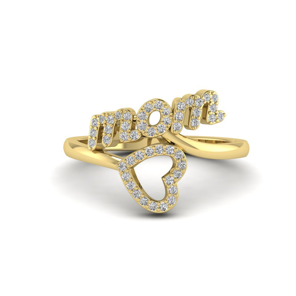 Heart Moissanite Statement Ring Dainty Fine Jewelry
