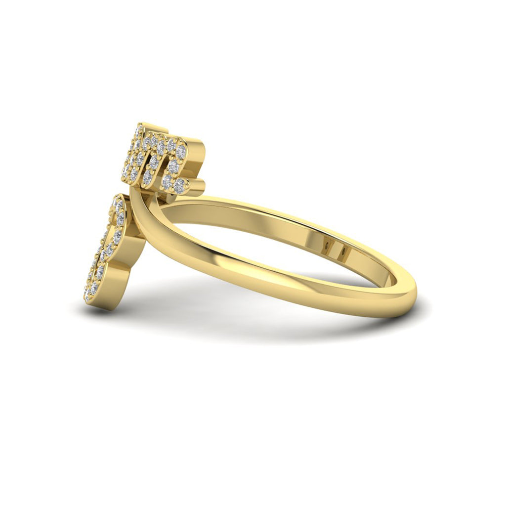 Heart Moissanite Statement Ring Dainty Fine Jewelry