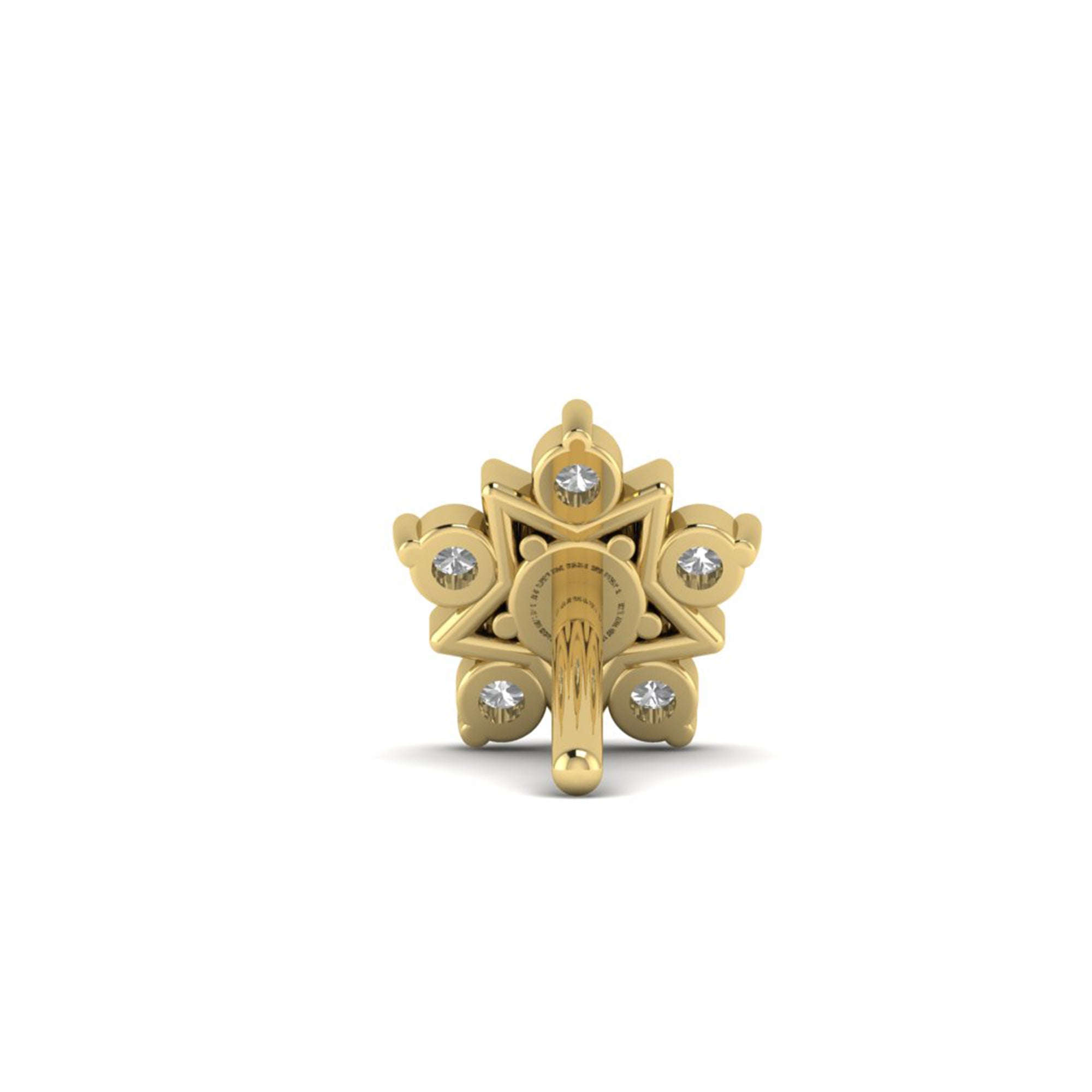 Moissanite Cluster Stud Earrings Dainty Wedding Jewelry