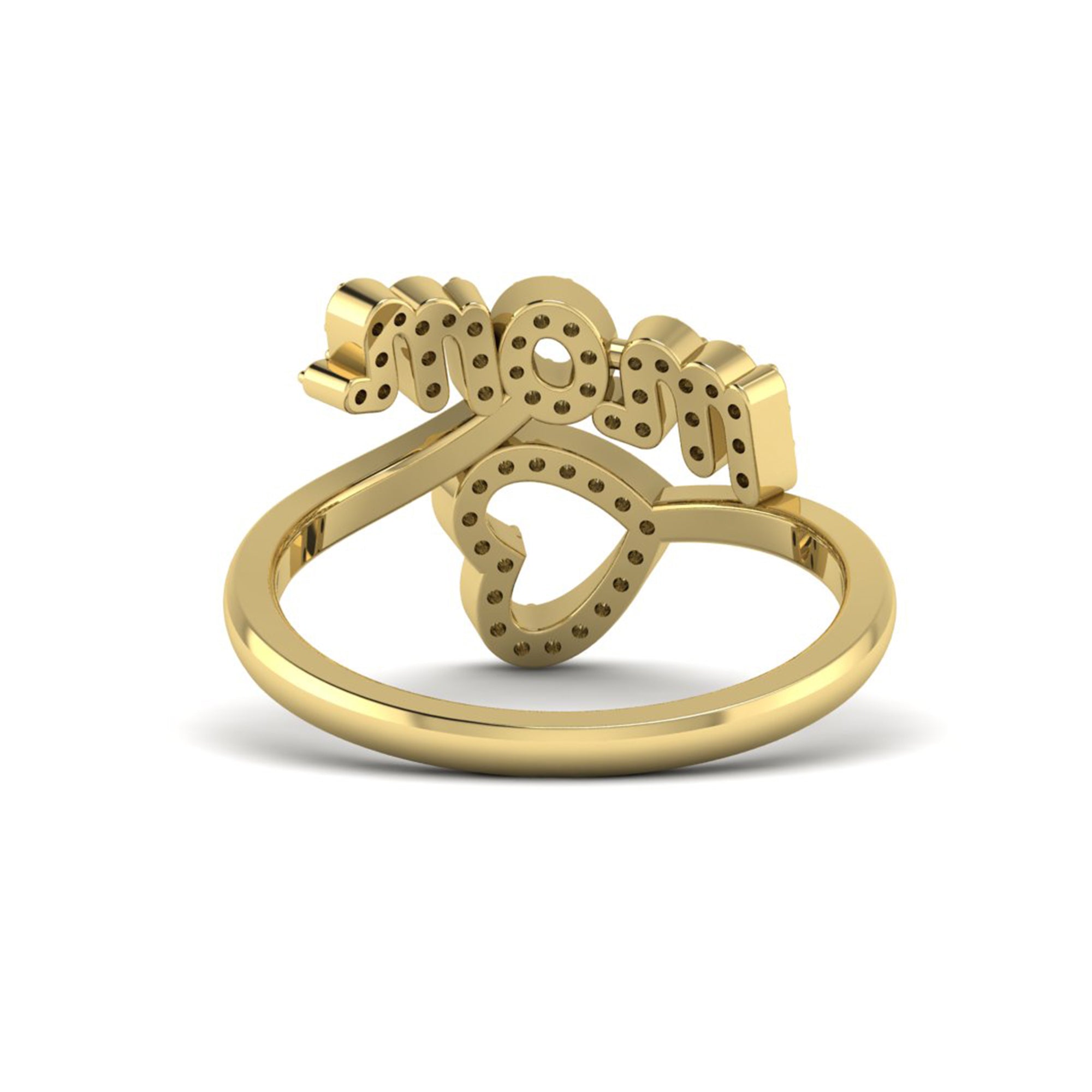 Heart Moissanite Statement Ring Dainty Fine Jewelry