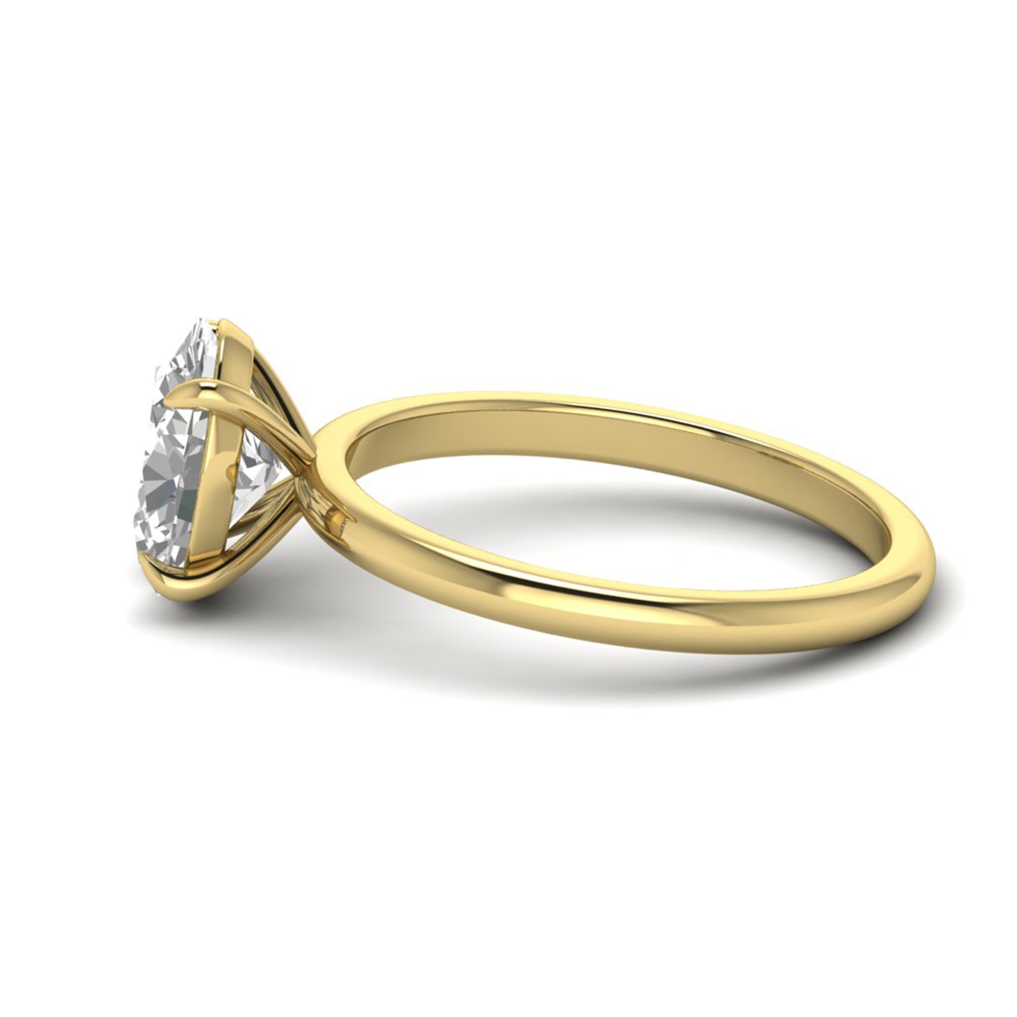 Oval Moissanite Solitaire Engagement Ring Anniversary Jewelry