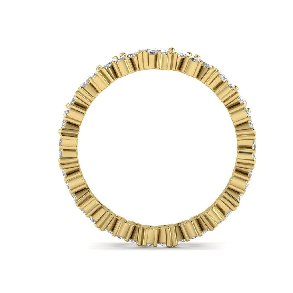 Marquise Moissanite Eternity Wedding Band Stacking Ring